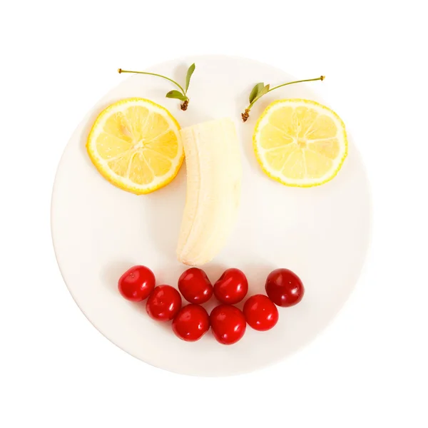 Smiling plate — Stock Photo, Image