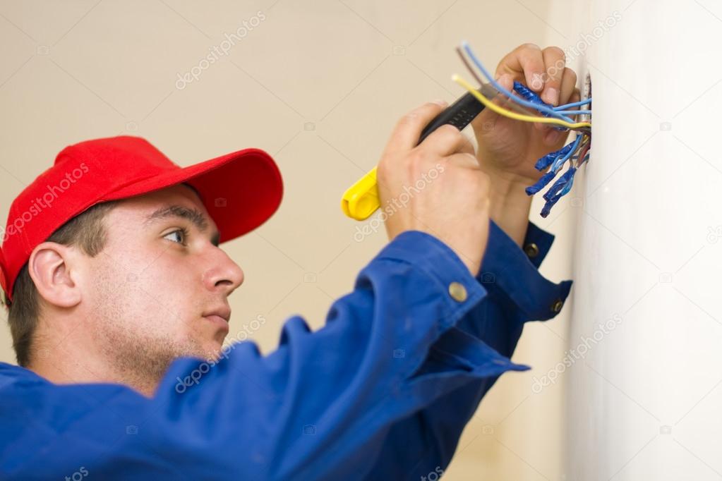 Working handyman