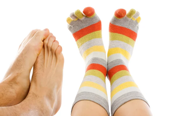 Freezing foot — Stock Photo, Image