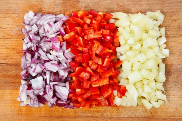 Zwiebel und Pfeffer — Stockfoto