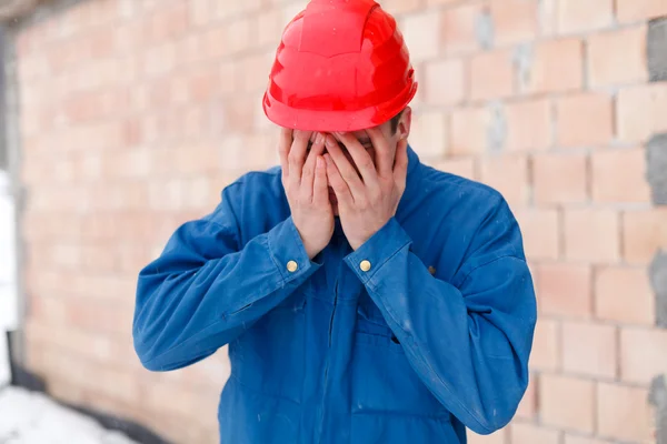 Enttäuschung - facepalm — Stockfoto