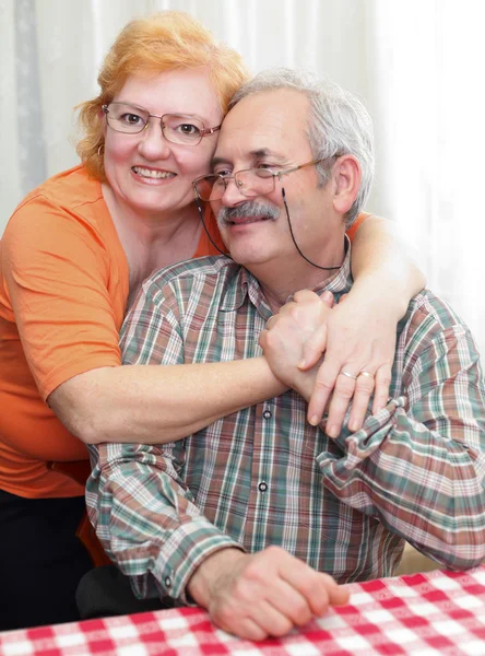 Estilo de vida do casal sénior — Fotografia de Stock