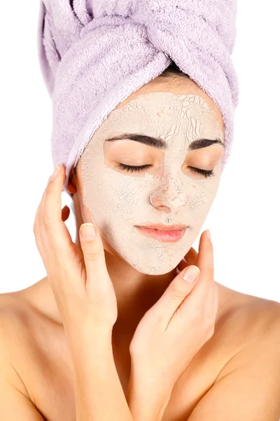 Mascarilla facial de arcilla — Foto de Stock