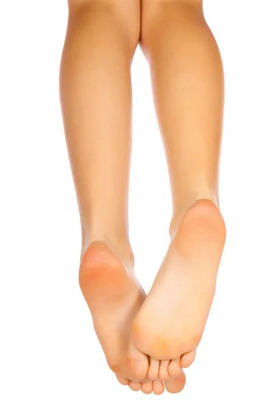 Feet over White — Stock Photo, Image