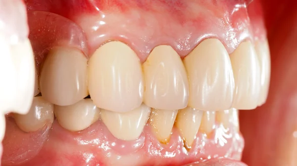 Зубной протез — стоковое фото