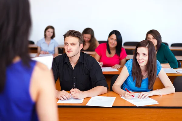 Professor e a turma — Fotografia de Stock