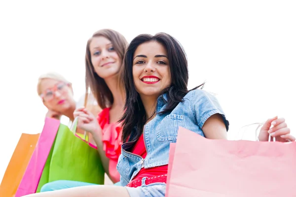 Girls Shopping — Stock Photo, Image