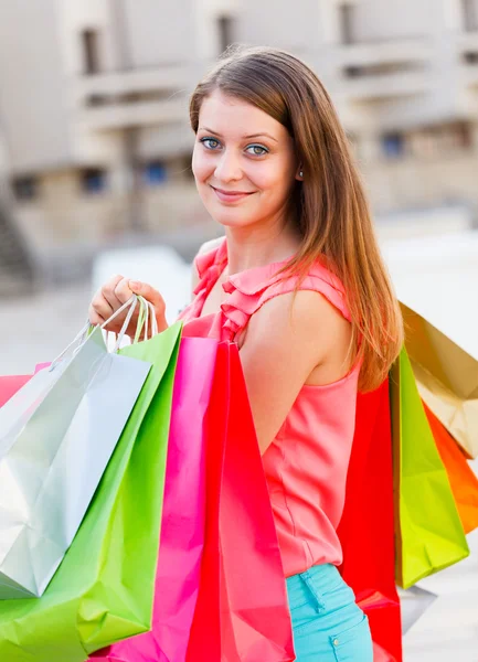 Mi piace molto andare a fare shopping — Foto Stock