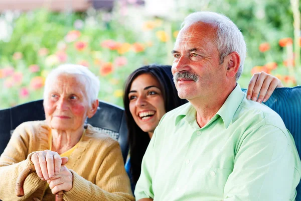 Genieten van het bezoek — Stockfoto