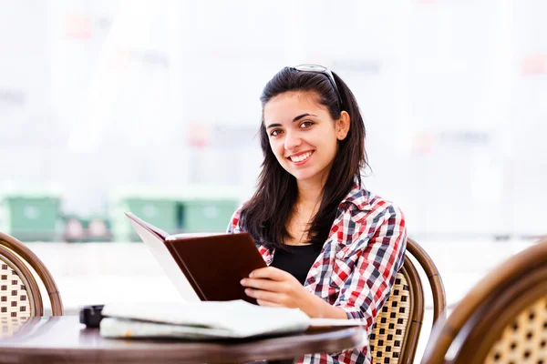 Hungry woman — Stock Photo, Image