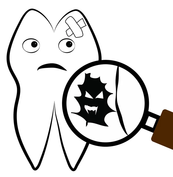 Kötü durumda diş — Stok fotoğraf