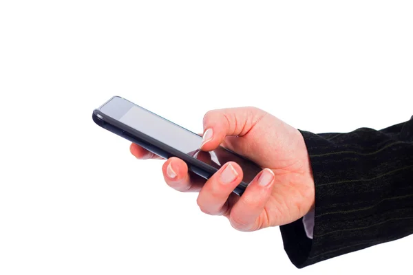 Texting on smartphone — Stock Photo, Image