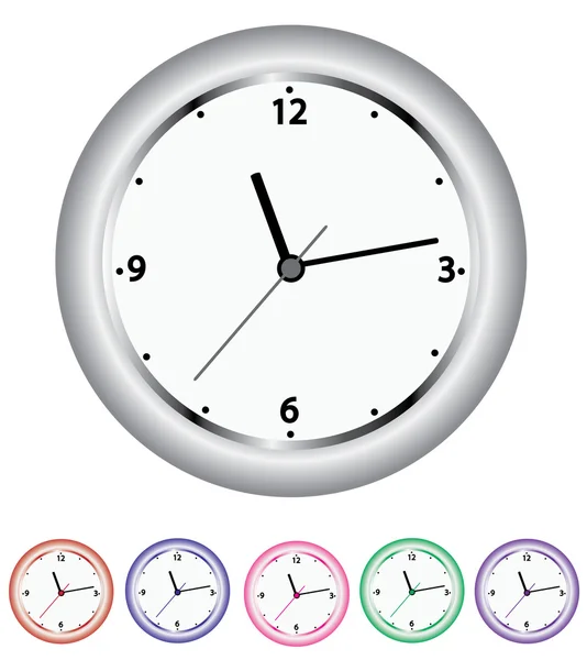 Комплект годинників — стоковий вектор