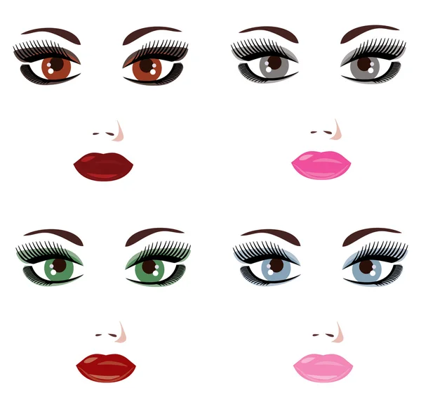 Make-up — Stockvector