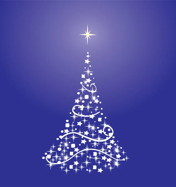 Arbre de Noël — Image vectorielle