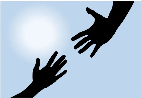 Helping Hand — Stock Vector