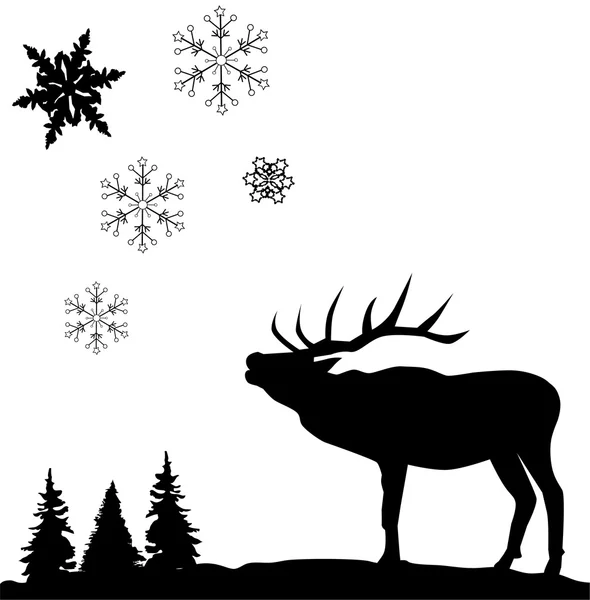 Reindeer — Stock Vector