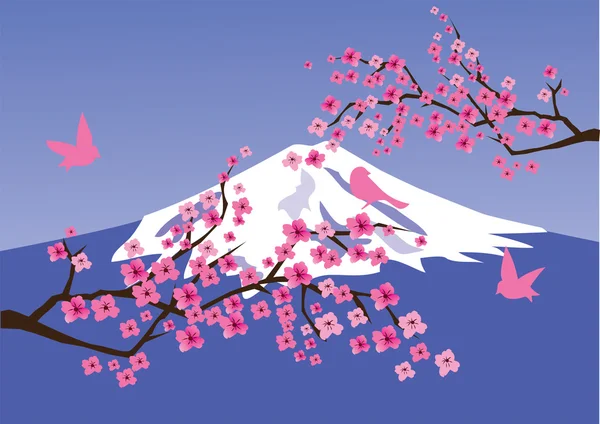 Cherry Blossom — Stock Vector