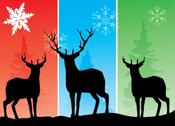 Deer — Stock Vector