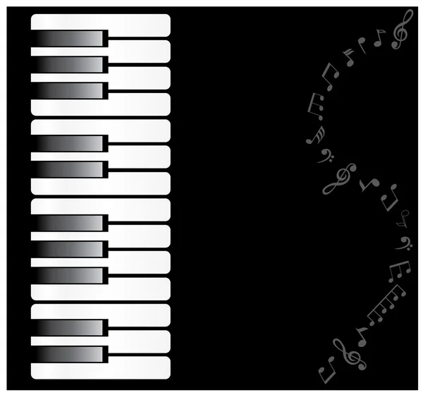 Klavír — Stockový vektor