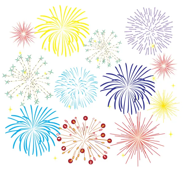 Fireworks — Stock Vector