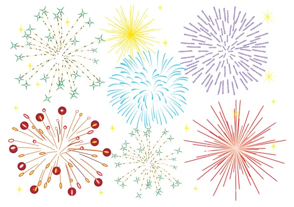 Fireworks — Stock Vector