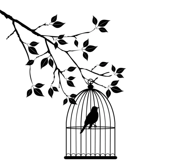 鳥籠 — ストックベクタ