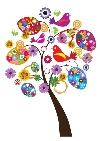 Easter Tree — Stock Vector