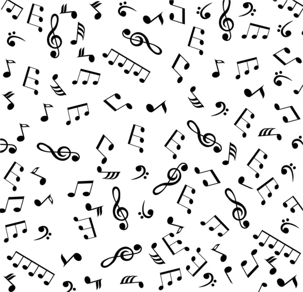 Notas musicales — Vector de stock