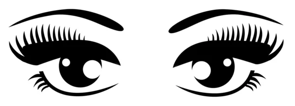 Ojos — Vector de stock