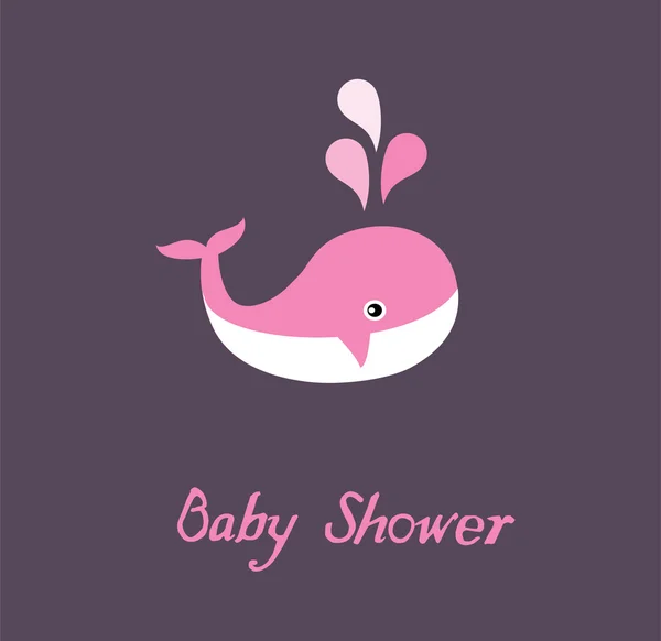 Baby walvis — Stockvector