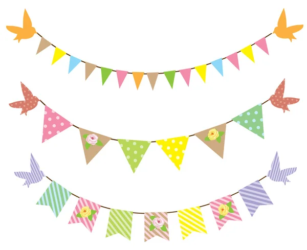 Bunting — Stock Vector