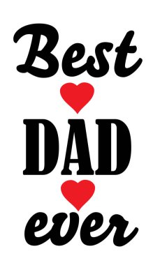 Babalar Günü 'nün Vektör İllüstrasyonu.