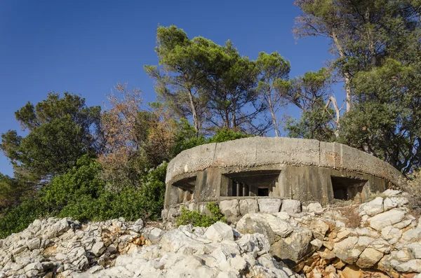 Maschinengewehrbunker — Stockfoto