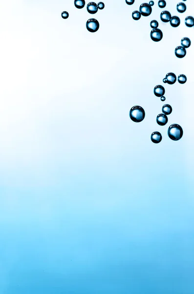 Bubbels op een glas — Stockfoto