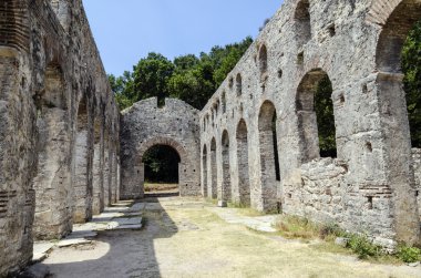 butrint Bazilikası kalıntıları