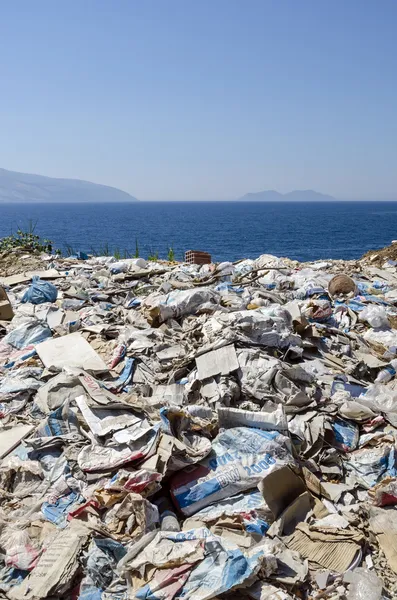 Πρόβλημα απορριμμάτων Εικόνα Αρχείου