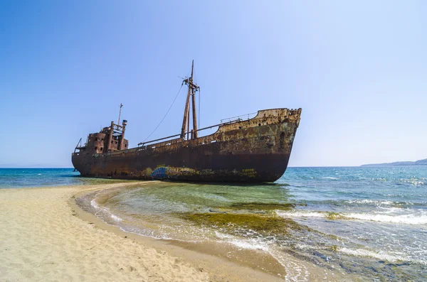 Schiffbruch von Gytheio — Stockfoto