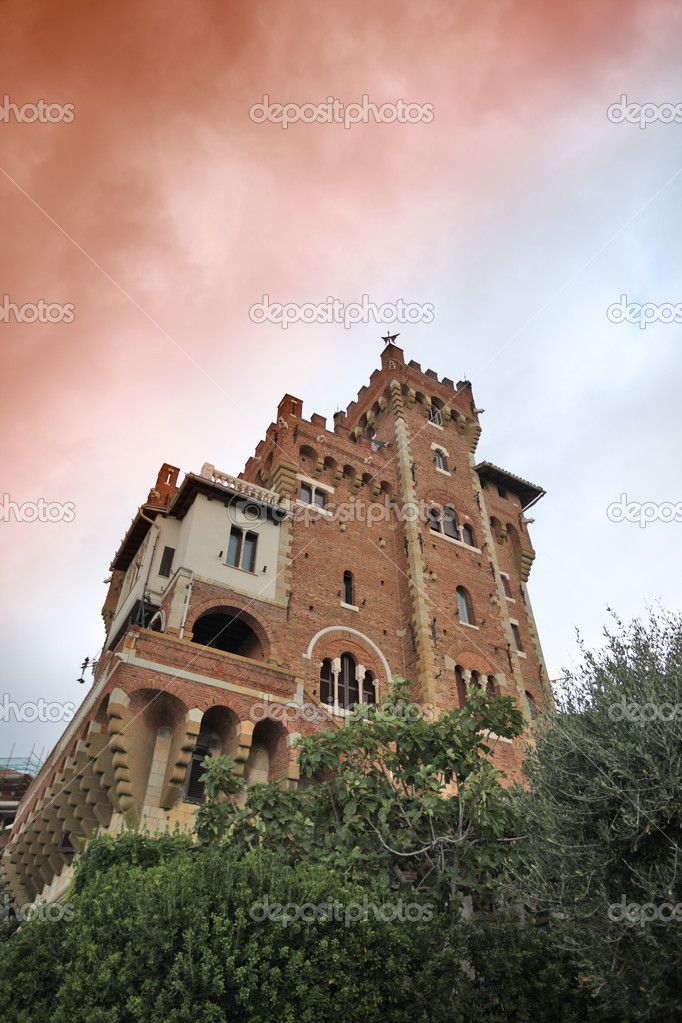 Italian medieval castle