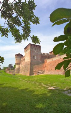 Sforza Ortaçağ kalesinde soncino, İtalya