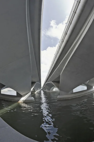 bir köprü Singapur, mimari detay