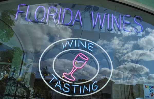 Florida viner, vinprovning — Stockfoto