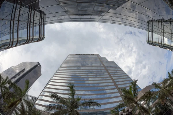 Bank of America and others office buildings in Miami — Stock Photo, Image