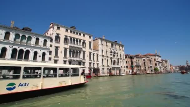 Canal Grande w Wenecji — Wideo stockowe