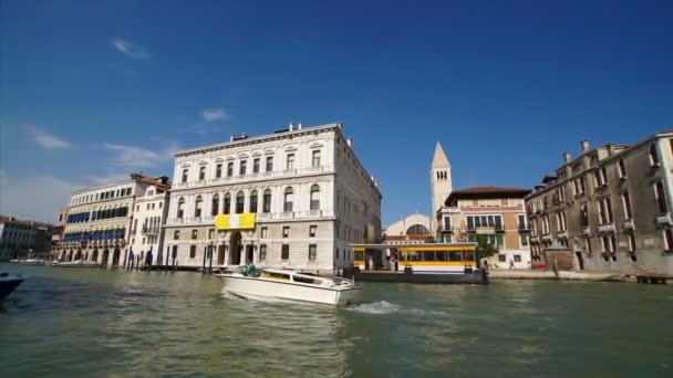 Venedik, büyük Kanal — Stok video