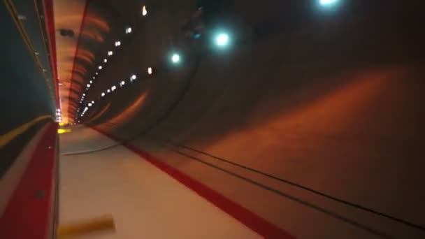 La luce alla fine del tunnel — Video Stock