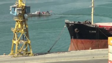 Casablanca liman: kargo gemisi ve kapsayıcılar