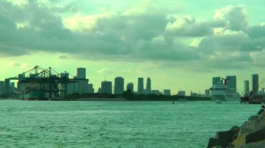 Miami Limanı terk gemi cruise