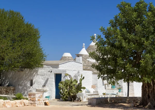 Casa Trullo en Alberobello, Sur de Italia Imágenes de stock libres de derechos