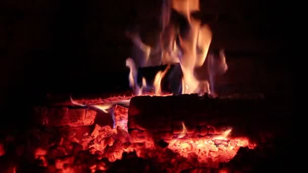 Fireplace — Stock Video